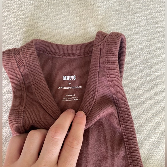 Maeve Ribbed Tank - Picture 4 of 5